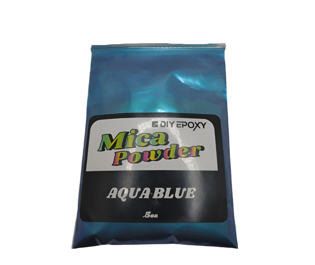 Aqua Blue 1/2 Oz (15 Grams) Mica