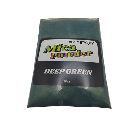 Deep Green 1/2 Oz (15 Grams) Mica