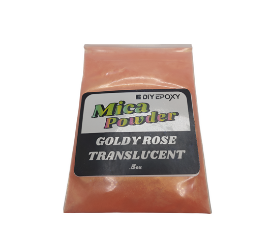 Goldy Rose Translucent 1/2 Oz (15 Grams) Mica