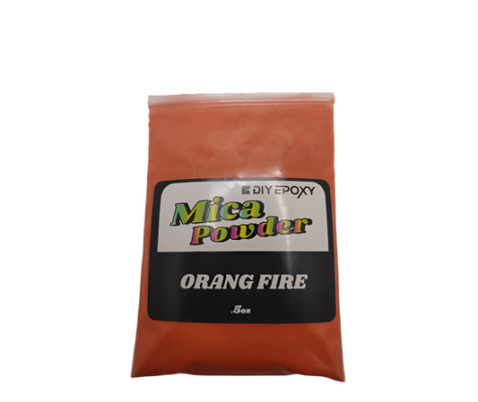 Orange Fire 1/2 Oz (15 Grams) Mica